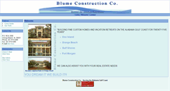 Desktop Screenshot of blumeconstruction.com