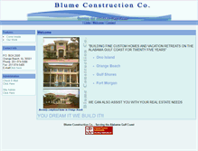 Tablet Screenshot of blumeconstruction.com